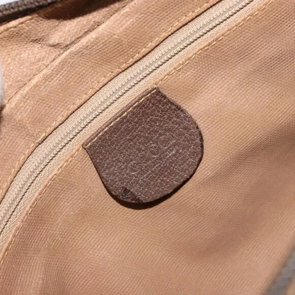 GUCCI GG Supreme Clutch Bag PVC Leather Beige Gold 014 58 6086 Auth bs31128 - Picture 12 of 16